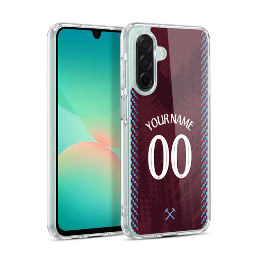 Custom Customised Personalised West Ham United FC 2026/27 Crest Kit Home Soft Gel Case for Samsung Galaxy A26 5G