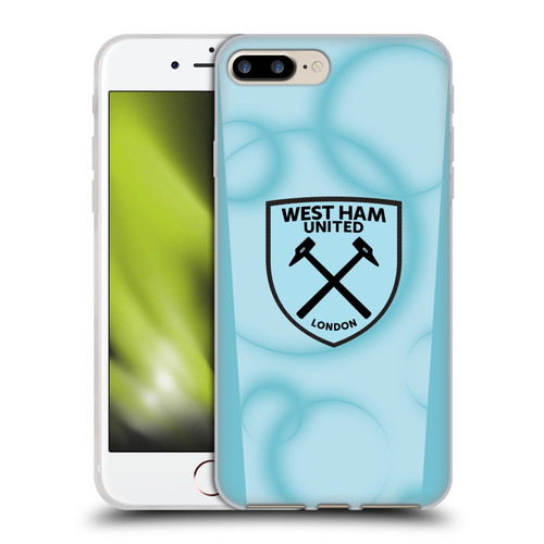 West Ham United FC 2026/27 Crest Kit Third Soft Gel Case for Apple iPhone 7 Plus / 8 Plus & MagSafe