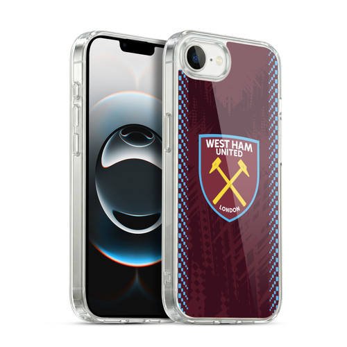 West Ham United FC 2026/27 Crest Kit Home Soft Gel Case for Apple iPhone 16e / Apple iPhone 17e & MagSafe