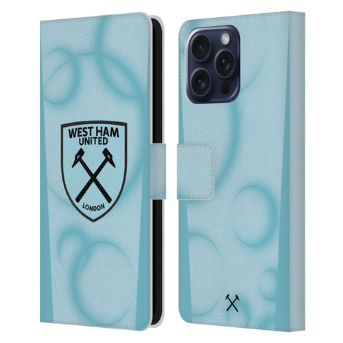 West Ham United FC 2026/27 Crest Kit Third Leather Book Wallet Case Cover For Samsung Galaxy S25 FE