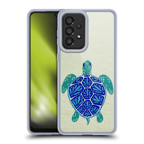 Cat Coquillette Sea Turtle Blue Soft Gel Case for Samsung Galaxy A33 5G (2022)