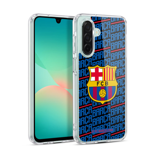FC Barcelona Crest Patterns Barca Soft Gel Case for Samsung Galaxy A26 5G