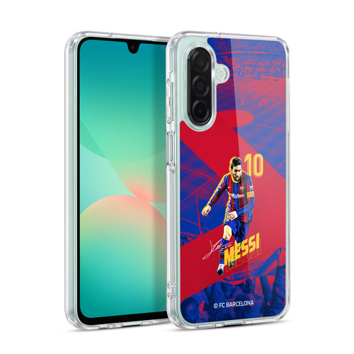 FC Barcelona 2020/21 First Team Group 1 Lionel Messi Soft Gel Case for Samsung Galaxy A26 5G
