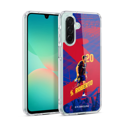 FC Barcelona 2020/21 First Team Group 1 Sergio Roberto Soft Gel Case for Samsung Galaxy A26 5G