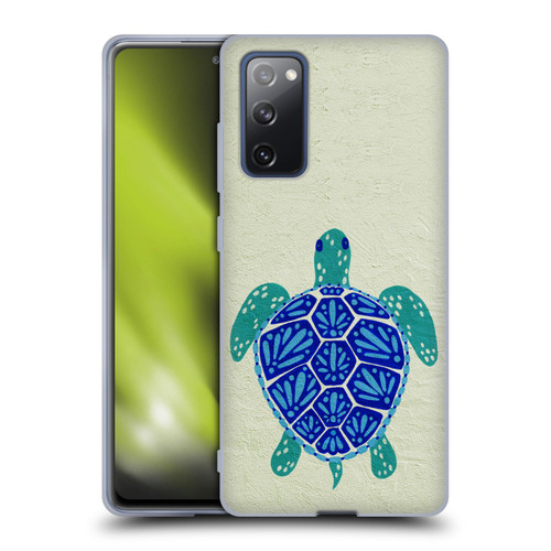 Cat Coquillette Sea Turtle Blue Soft Gel Case for Samsung Galaxy S20 FE / 5G
