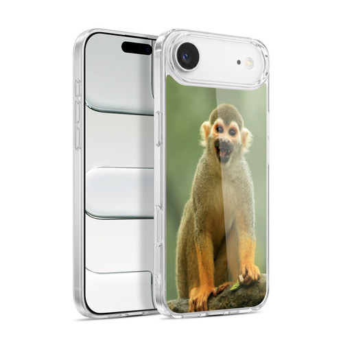 Head Case Designs Iconic Fauna Common Squirrel Monkey Soft Gel Case for Apple iPhone 17 Air