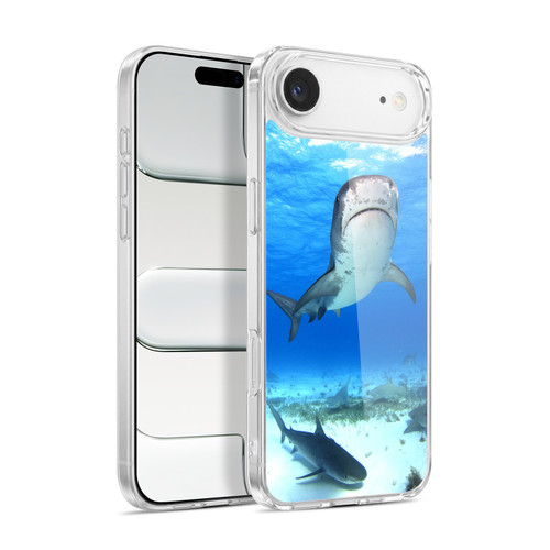 Head Case Designs Iconic Fauna Tiger Shark Soft Gel Case for Apple iPhone 17 Air