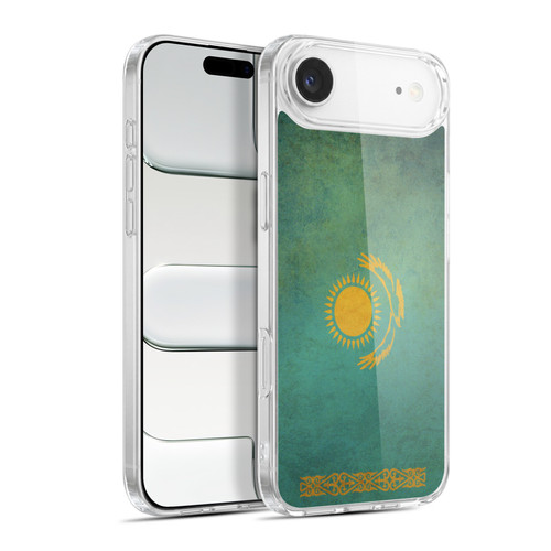 Head Case Designs Vintage Flags Set 2 Kazakhstan Kazakh Soft Gel Case for Apple iPhone 17 Air
