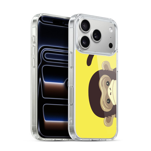 Head Case Designs Peeking Animals Monkey Soft Gel Case for Apple iPhone 17 Pro
