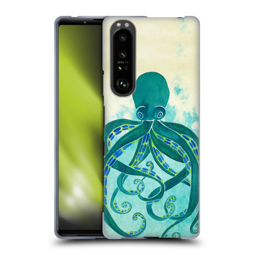 Cat Coquillette Sea Octopus Soft Gel Case for Sony Xperia 1 III