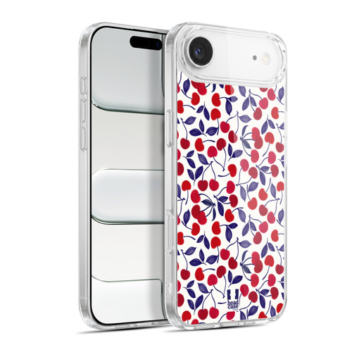 Head Case Designs Fruit Prints Cherry Soft Gel Case for Apple iPhone 17 Air
