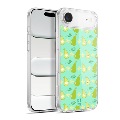 Head Case Designs Fruit Patterns Pears Soft Gel Case for Apple iPhone 17 Air
