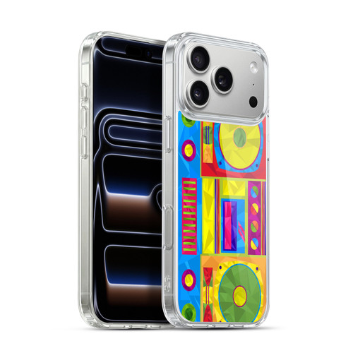 Head Case Designs Geometric Gadgets Boombox Soft Gel Case for Apple iPhone 17 Pro Max