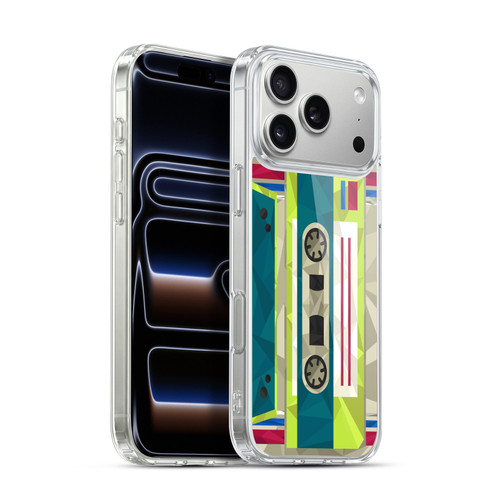Head Case Designs Geometric Gadgets Cassette Tape Soft Gel Case for Apple iPhone 17 Pro Max