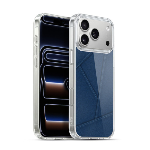 Head Case Designs Patched Up Collection - Denim Blue Soft Gel Case for Apple iPhone 17 Pro Max