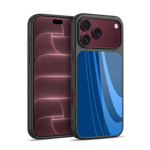 Ameritech Graphics Blue Mono Swirl Gel Armour Case For Apple iPhone 18 Pro Max