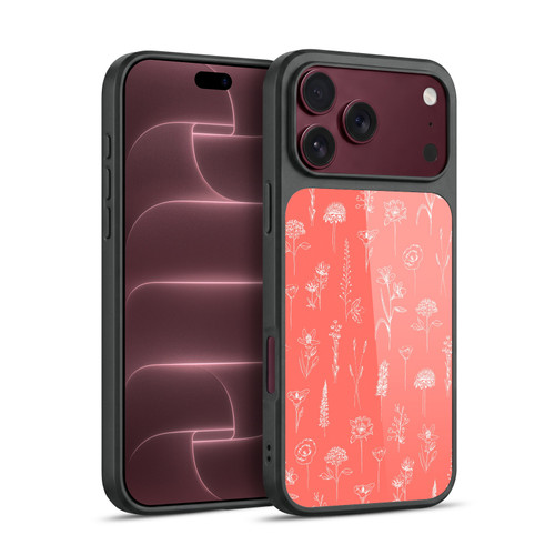 Anis Illustration Flower Pattern 2 Coral Gel Armour Case For Apple iPhone 18 Pro Max