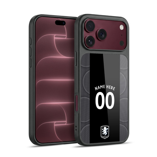 Custom Customised Personalised Aston Villa FC 2025/26 Trikot Away Gel Armour Case For Apple iPhone 18 Pro Max