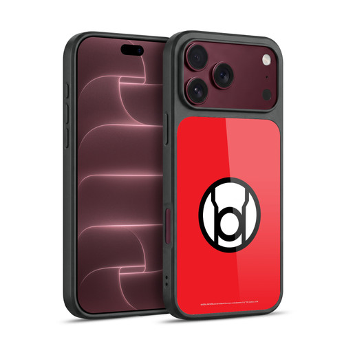Green Lantern DC Comics Lantern Corps Red Gel Armour Case For Apple iPhone 18 Pro Max