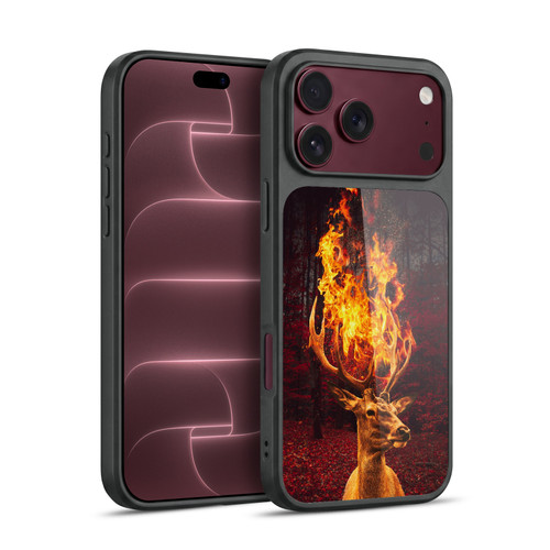 Dave Loblaw Animals Fire Deer Forest Gel Armour Case For Apple iPhone 18 Pro Max