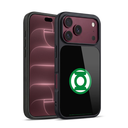 Green Lantern DC Comics Logos Black Gel Armour Case For Apple iPhone 18 Pro