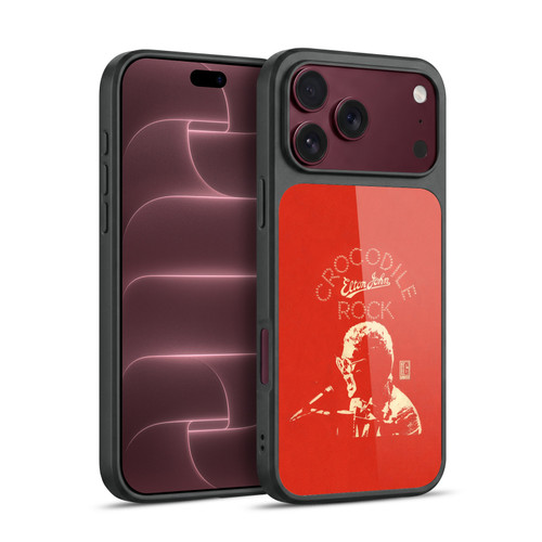 Elton John Artwork Crocodile Rock Single Gel Armour Case For Apple iPhone 18 Pro Max