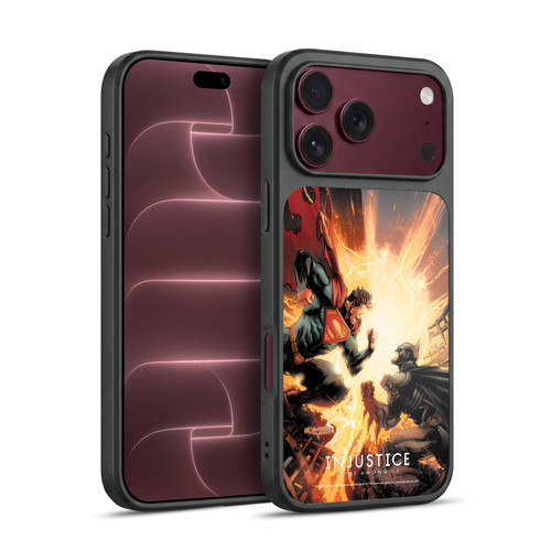 Injustice Gods Among Us Key Art Battle Gel Armour Case For Apple iPhone 18 Pro Max