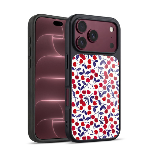 Head Case Designs Fruit Prints Cherry Gel Armour Case For Apple iPhone 18 Pro