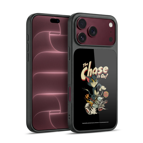 Tom and Jerry Typography Art The Chase Is On Gel Armour Case For Apple iPhone 18 Pro Max