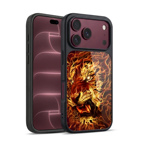 Tom Wood Fire Creatures Tiger Gel Armour Case For Apple iPhone 18 Pro