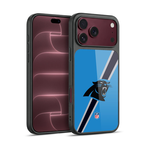 NFL Carolina Panthers Logo Stripes Gel Armour Case For Apple iPhone 18 Pro Max