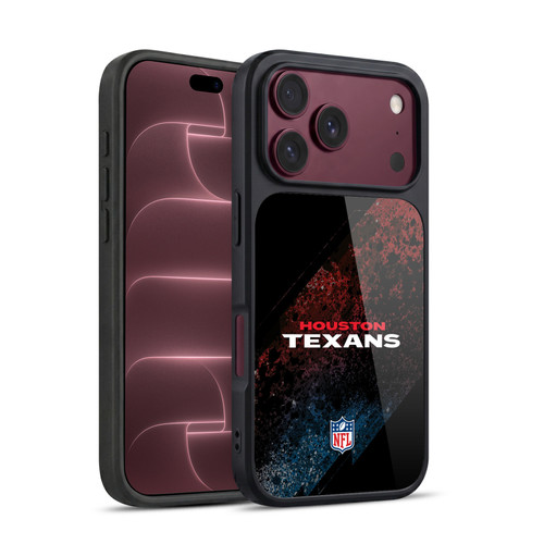 NFL Houston Texans Logo Blur Gel Armour Case For Apple iPhone 18 Pro