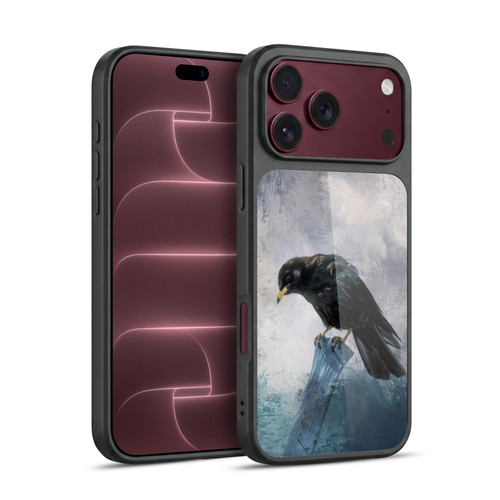 Simone Gatterwe Animals 2 Black Crow Gel Armour Case For Apple iPhone 18 Pro Max