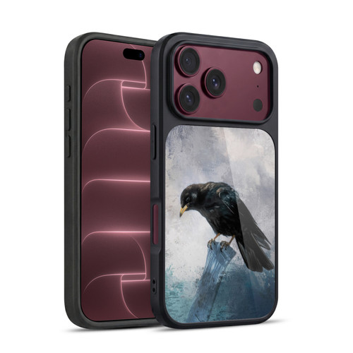 Simone Gatterwe Animals 2 Black Crow Gel Armour Case For Apple iPhone 18 Pro