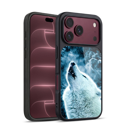 Simone Gatterwe Animals 2 Howling Wolf Gel Armour Case For Apple iPhone 18 Pro