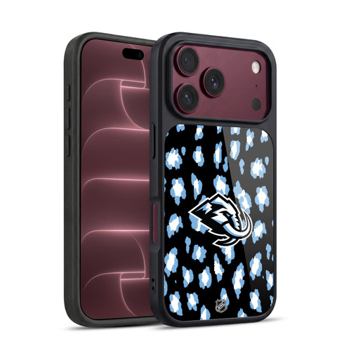 NHL Utah Mammoth Leopard Pattern Gel Armour Case For Apple iPhone 18 Pro