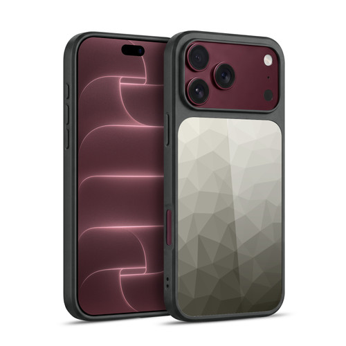 PLdesign Geometric Patterns Gray Gradient Mesh Gel Armour Case For Apple iPhone 18 Pro Max