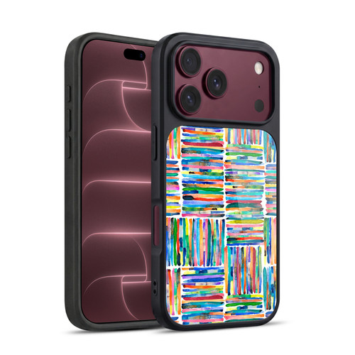 Ninola Patterns 4 Handpainted Stripes Multi Gel Armour Case For Apple iPhone 18 Pro