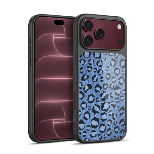 Head Case Designs Printed Denim Leopard Gel Armour Case For Apple iPhone 18 Pro Max