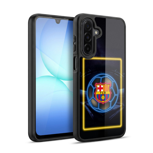 FC Barcelona Neon Logo Gel Armour Case For Samsung Galaxy A17 5G