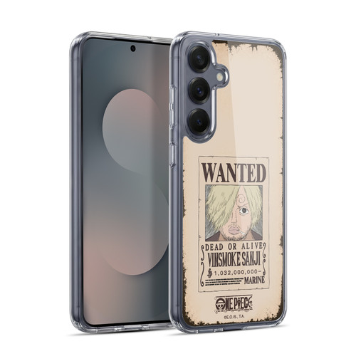 One Piece Wanted Poster Sanji Soft Gel Case for Samsung Galaxy S25+ & MagSafe