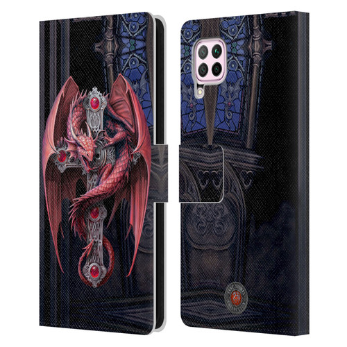 Anne Stokes Dragons Gothic Guardians Leather Book Wallet Case Cover For Huawei Nova 6 SE / P40 Lite