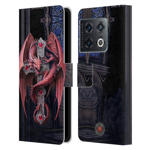 Anne Stokes Dragons Gothic Guardians Leather Book Wallet Case Cover For OnePlus 10 Pro