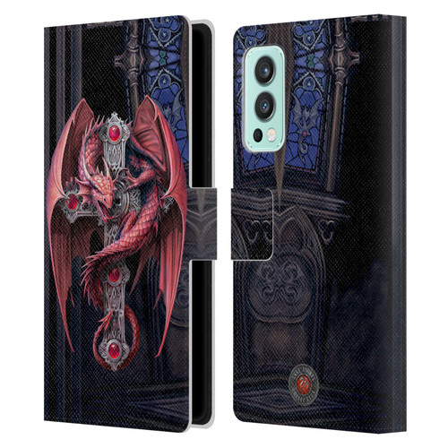 Anne Stokes Dragons Gothic Guardians Leather Book Wallet Case Cover For OnePlus Nord 2 5G