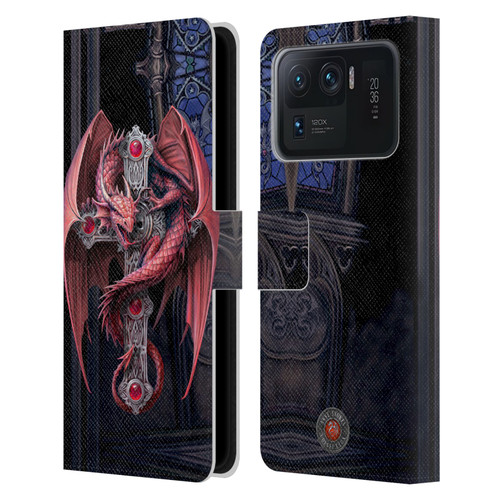Anne Stokes Dragons Gothic Guardians Leather Book Wallet Case Cover For Xiaomi Mi 11 Ultra