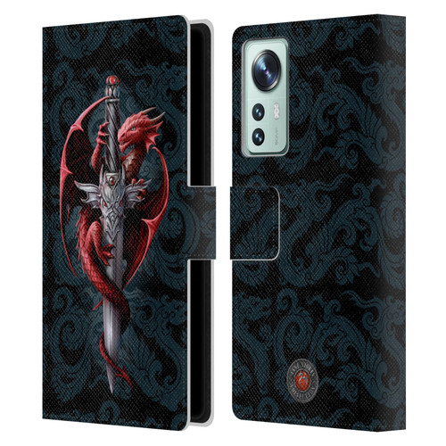 Anne Stokes Dragons Dagger Leather Book Wallet Case Cover For Xiaomi 12