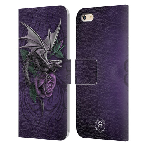 Anne Stokes Dragons 3 Beauty 2 Leather Book Wallet Case Cover For Apple iPhone 6 Plus / iPhone 6s Plus