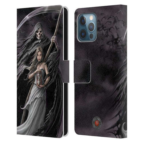 Anne Stokes Gothic Summon the Reaper Leather Book Wallet Case Cover For Apple iPhone 12 Pro Max