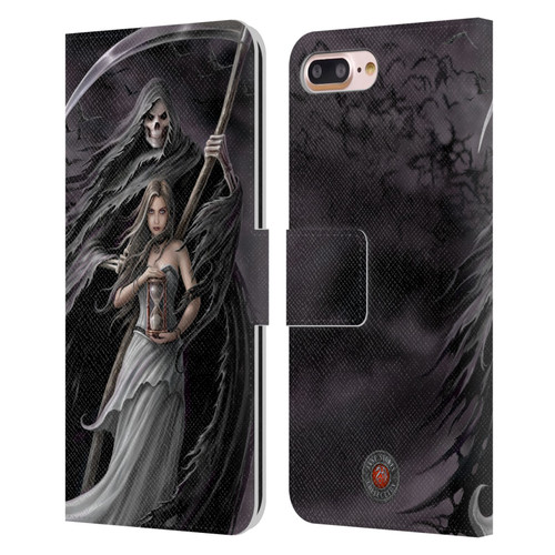 Anne Stokes Gothic Summon the Reaper Leather Book Wallet Case Cover For Apple iPhone 7 Plus / iPhone 8 Plus
