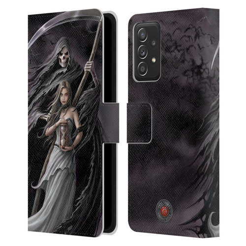 Anne Stokes Gothic Summon the Reaper Leather Book Wallet Case Cover For Samsung Galaxy A53 5G (2022)